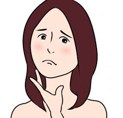 肌荒れに悩む